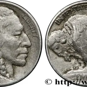 ÉTATS-UNIS D'AMÉRIQUE 5 Cents Tête d’indien ou Buffalo 1913 Philadelphie fwo_853761 Monde Prix Réduit
