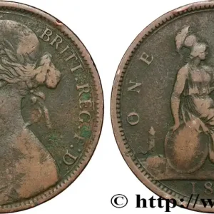 Prix Choc ROYAUME-UNI 1 Penny Victoria “Bun Head” 1862 fwo_854153 Monde