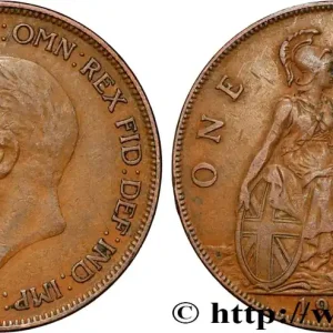 Haute Qualité ROYAUME-UNI 1 Penny Georges V 1928 fwo_854154 Monde