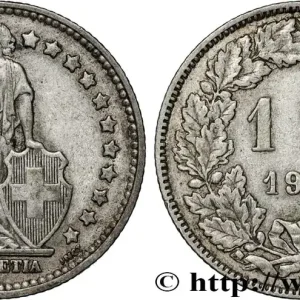 Satisfait Ou Remboursé SUISSE 1 Franc Helvetia 1957 Berne - B fwo_854163 Monde