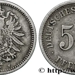 Commander Vite ALLEMAGNE 50 Pfennig 1876 Stuttgart fwo_854167 Monde