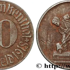 ALLEMAGNE - Notgeld 10 Pfennig Frankenthal 1918 fwo_854175 Monde Top Vente