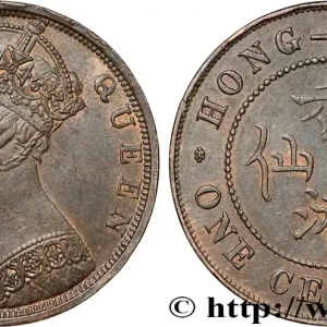 HONG KONG 1 Cent Victoria 1901 fwo_854223 Monde Exclusif