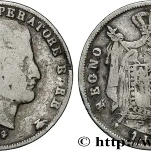 Petit Prix ITALIE - ROYAUME D'ITALIE - NAPOLÉON Ier 1 Lira 1814 Milan fwo_854287 Monde