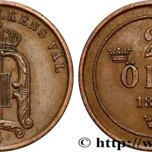 Usine Directe SUÈDE 2 Ore Oscar II 1893 fwo_854319 Monde