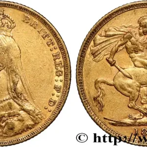 OR, PALLADIUM ET PLATINE INVESTISSEMENT 1 Souverain Victoria buste du jubilé 1891 Melbourne fwo_854373 Monde Prix Choc