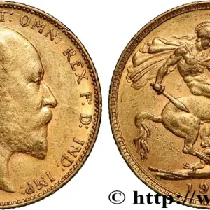 OR, PALLADIUM ET PLATINE INVESTISSEMENT 1 Souverain Edouard VII 1902 Perth fwo_854379 Monde Offre Exclusive