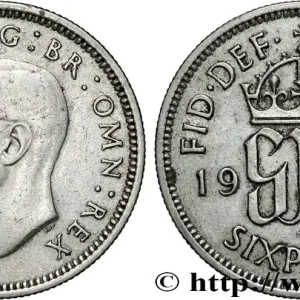 ROYAUME-UNI 6 Pence Georges VI 1937 fwo_854611 Monde Offre Du Jour