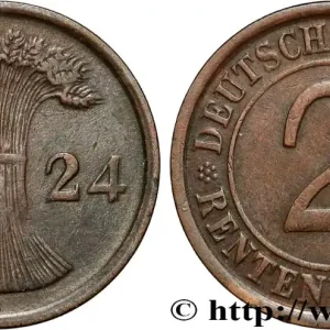 Prix Cassé ALLEMAGNE 2 Rentenpfennig gerbe de blé 1924 Berlin fwo_854623 Monde