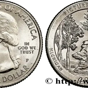 ÉTATS-UNIS D'AMÉRIQUE 1/4 Dollar Pictured Rocks National Lakeshore - Michigan 2018 Philadelphie fwo_854631 Monde Vente Flash