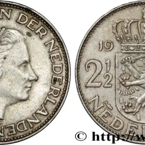 PAYS-BAS 2 1/2 Gulden Juliana 1961 Utrecht fwo_854686 Monde Prix Bas