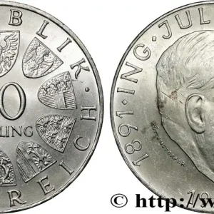 AUTRICHE 50 Schilling 80e anniversaire de la naissance du chancelier Julius Raab 1971 fwo_854688 Monde Meilleur Choix