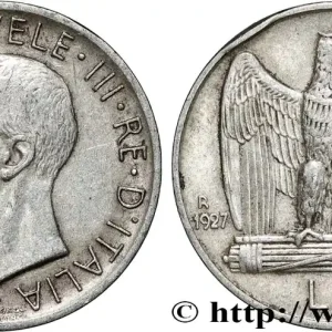 ITALIE 5 Lire Victor Emmanuel III 1927 Rome fwo_853161 Monde Affaire À Saisir