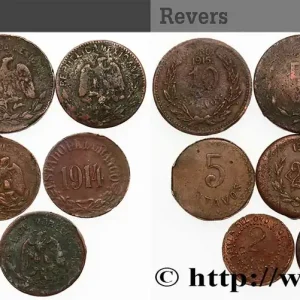 Offre Exclusive MEXIQUE Lot de 8 monnaies en cuivre n.d. fwo_598708 Monde