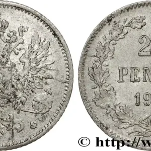 Pas Cher FINLANDE 25 Pennia Grand-Duché de Finlande 1916 Helsinki fwo_820152 Monde