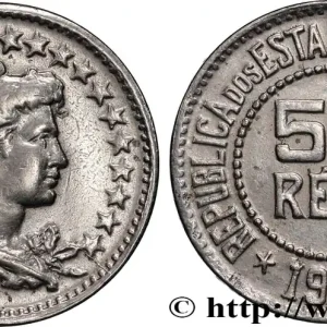 BRÉSIL 50 Reis “Liberté” 1921 fwo_821991 Monde Garantie Incluse