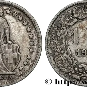 Prix Réduit SUISSE 1 Franc Helvetia 1916 Berne fwo_834079 Monde