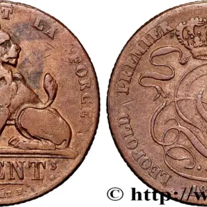 BELGIQUE 5 Centimes Léopold Ier 1834 fwo_834705 Monde Top Qualité