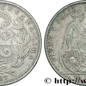 Promotion PÉROU 1/2 Sol “Liberté” 1927 Lima fwo_846081 Monde