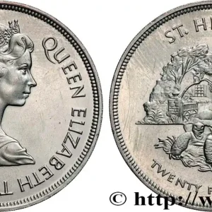 Jusqu’à Épuisement Des Stocks SAINTE HÉLÈNE 25 Pence Jubilé d’Élisabeth II 1977 fwo_855177 Monde