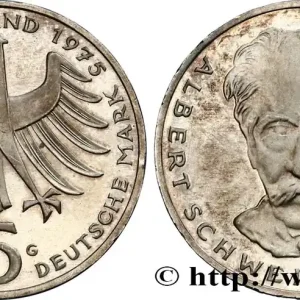 Exclusif ALLEMAGNE 5 Mark Albert Schweitzer 1975 Karlsruhe fwo_432260 Monde