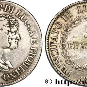 Acheter En Ligne ITALIE - LUCQUES ET PIOMBINO 5 Franchi Elise et Félix Baciocchi 1808 Florence fwo_542301 Monde