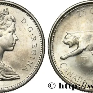 Commander Maintenant CANADA 25 Cents centenaire de la Confédération 1967 Ottawa fwo_609181 Monde