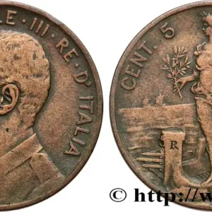 Offre Du Jour ITALIE 5 Centesimi Victor Emmanuel III 1909 Rome fwo_638513 Monde