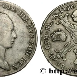 BELGIQUE - PAYS-BAS AUTRICHIENS 1 Kronenthaler François II 1796 Günzburg fwo_638548 Monde Solde