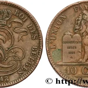 BELGIQUE 10 Centimes Léopold Ier 1848 Bruxelles fwo_642379 Monde Commander Maintenant