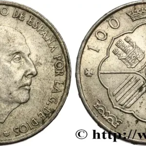 ESPAGNE 100 Pesetas Francisco Franco (1967 dans les étoiles) 1966 Madrid fwo_642460 Monde Top Vente