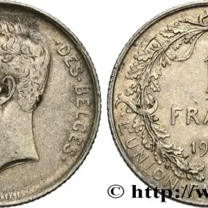 BELGIQUE 1 Franc Albert Ier légende française 1913 fwo_642924 Monde Offre Spéciale
