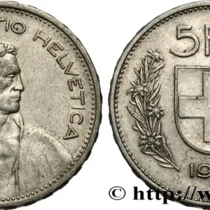 SUISSE 5 Francs Berger des alpes 1933 Berne fwo_642967 Monde Populaire