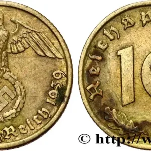 ALLEMAGNE 10 Reichspfennig 1939 Stuttgart fwo_684823 Monde Prix Promo