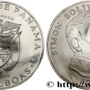 Authentique PANAMA 20 Balboas Simon Bolivar 1974 fwo_704904 Monde