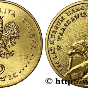 Livraison Mondiale POLOGNE 2 Zlote 150e anniversaire du Musée National de Varsovie 2012 Varsovie fwo_839921 Monde