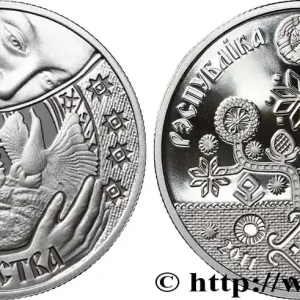 Fait Main BIÉLORUSSIE 1 Rouble Proof “Maternité” 2011 Varsovie fwo_840560 Monde