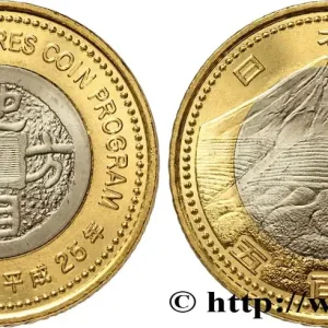 Nouvelle Collection JAPON 500 Yen série des 47 préfectures : Shizuoka an 25 Heisei 2013 fwo_845006 Monde