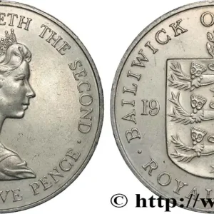 GUERNESEY 25 Pence Visite Royale 1978 fwo_845142 Monde Dernière Chance