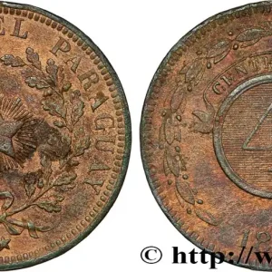 PARAGUAY 4 Centesimos 1870 Heaton fwo_846056 Monde Solde