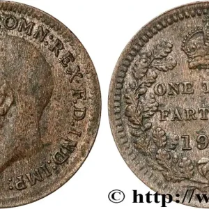 Expédié Aujourd’hui ROYAUME-UNI 1/3 Farthing Georges V 1913 fwo_846405 Monde