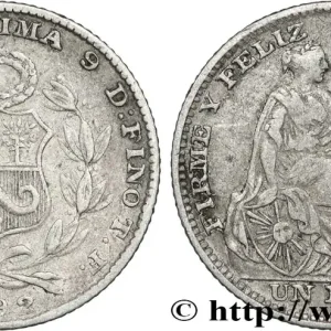 Meilleure Vente PÉROU 1 Dinero 1892 Lima fwo_846410 Monde