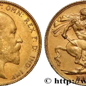 OR, PALLADIUM ET PLATINE INVESTISSEMENT 1 Souverain Édouard VII 1910 Londres fwo_854392 Monde Super Prix
