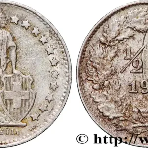 SUISSE 1/2 Franc Helvetia 1950 Berne fwo_854772 Monde Satisfait Ou Remboursé