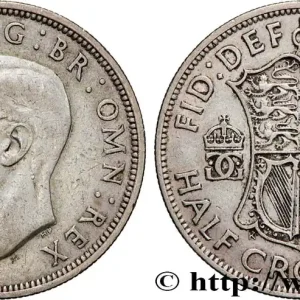 ROYAUME-UNI 1/2 Crown Georges VI 1940 fwo_854782 Monde Acheter Direct