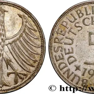 Expédition Rapide ALLEMAGNE 5 Mark aigle 1951 Karlsruhe fwo_854799 Monde