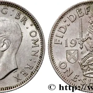 Nouvelle Collection ROYAUME-UNI 1 Shilling Georges VI “Scotland reverse” 1946 fwo_854820 Monde