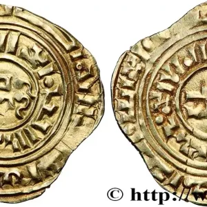 ORIENT LATIN - CROISADES - ANONYME Dinar ou Besant c. 1187-1260 Acre ? fwo_841311 Monde Authentique