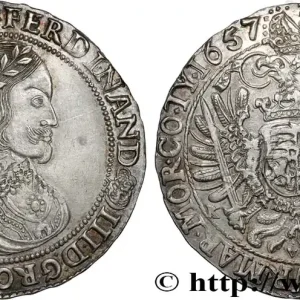 En Vogue HONGRIE - ROYAUME DE HONGRIE - FERDINAND III Thaler 1657 Kremnitz fwo_850309 Monde