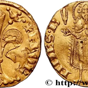 ITALIE - FLORENCE - RÉPUBLIQUE Florin d'or, 4e série 1303 Florence fwo_852966 Monde Fait Main